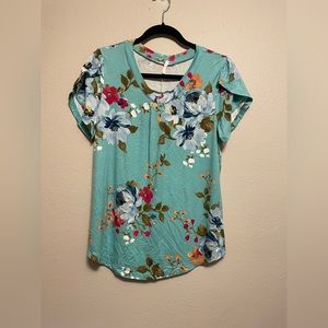 NWT Mint Green Bestbee Floral Tee